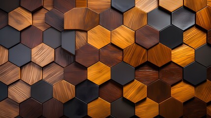 Wood texture background generated with AI