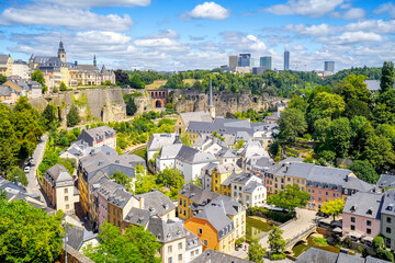Ausblick über Luxemburg, Luxemburg 