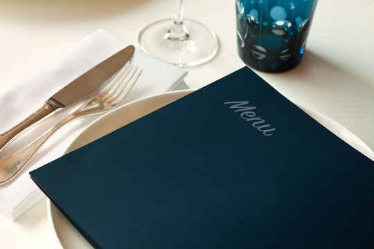 Choosing the delicious dishes for dinner in the restaurant