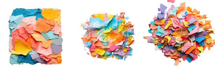 Vibrant repurposed paper