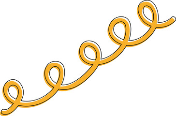 Serpentine christmas decoration and design.