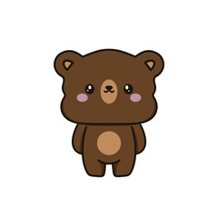 Cute little chibi bear style.