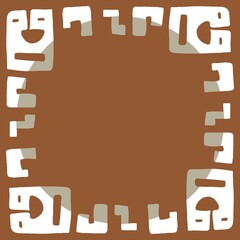 abstract square picture frame
