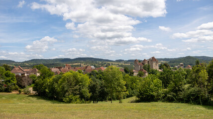 Fototapeta na wymiar CUREMONTE, Corrèze