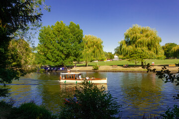 Obraz premium A river in the park