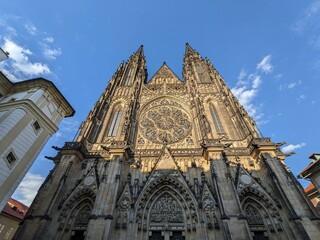 Fototapeta na wymiar St. Vitus Cathedral, Czech Republic - August 2023