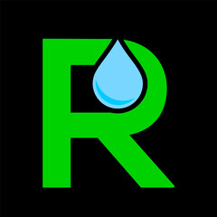 letter r logo template