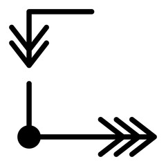 Icon Arrow is an image that shows direction or orientation. This is very helpful in guiding users or making navigation easier on apps and websites