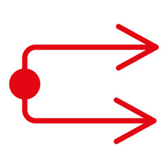 Icon Arrow is an image that shows direction or orientation. This is very helpful in guiding users or making navigation easier on apps and websites.