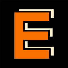 letter a logo template