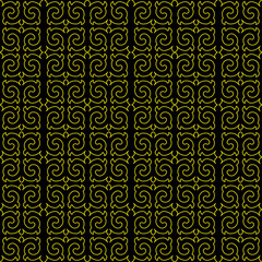 Decorative Asian Folk Seamless Pattern. Ornament of Asian Nomads Style: Kyrgyz, Kazakhs, Bashkirs, Tatars, Yakut, Mongols. Ethnic Vector Illustration for Paper Products, Textiles.