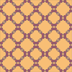 Classic Pattern Ornament. Seamless Geometric Pattern for Design, Wallpaper, Fashion Print, Trendy Decor, Home Textile, Retro Decor. Vector.	
