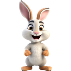 Obraz premium Cute rabbit.