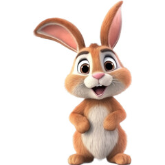 Obraz premium Cute rabbit.