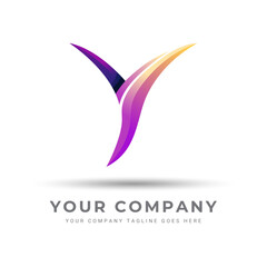 Y logo design. Y letter design. Y alphabet design. Y icon, FONT design. icon, abstract, lettering, logo, alphabet, sign.