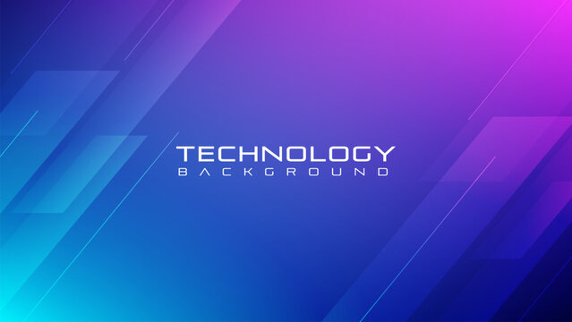 Modern futuristic technology background with diagonal line and geometric shape. vector illustration