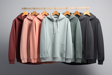 Advertisements for solid color sweatshirts and hoodies with labels, Meticulous style, handsome, christcore, Soft mist, mote kei, subtle color difference