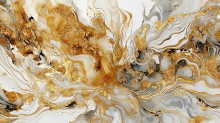 Abstract luxury background of golden color. Generative AI