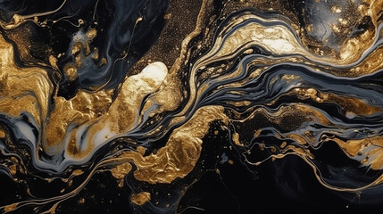 Background of gold. Generative AI