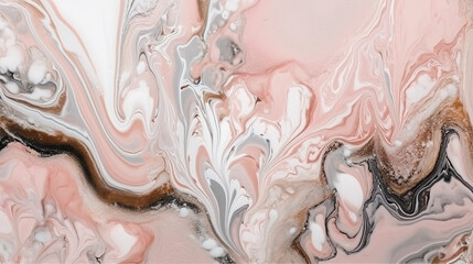 Abstract pink background with gray and white tones. Generative AI