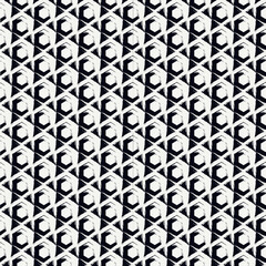 Paint brush hexagons. Hand drawn honeycombs background. Hexahedrons wallpaper. Hives motif. Geometric backdrop. Ethnic digital paper. Web designing. Textile print. Seamless pattern.