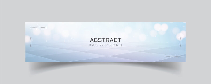 Linkedin banner abstract shiny background