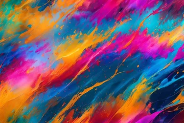 Papier Peint photo autocollant Mélange de couleurs abstract watercolor background