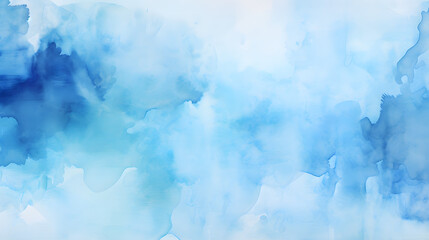 Obraz premium blue watercolor background