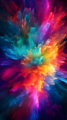 abstract rainbow background phone