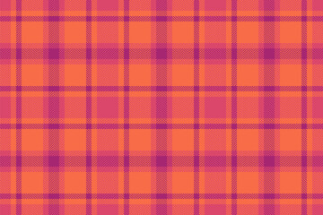 Vector texture plaid of fabric seamless pattern with a tartan background textile check.