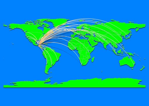 Vibrant Tapachula, Mexico map - Export concept map for Tapachula, Mexico on World map. Suitable for export concepts. File is suitable for digital editing and prints of all sizes.