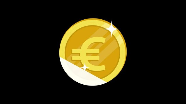 golden euro symbol