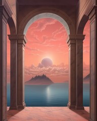 Fototapeta premium gate to the sea