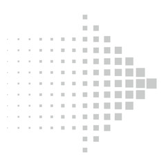 gray halftone arrow element design 