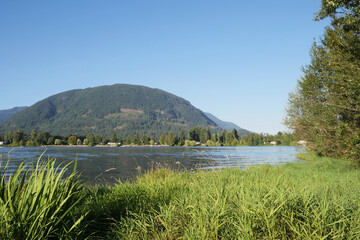 Fototapeta na wymiar Neilson Regional Park in Mission, British Columbia, Canada