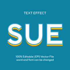 Editable Summer text effect 3d text style effect mockup template