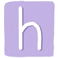 Obraz premium Colorful letter of alphabet