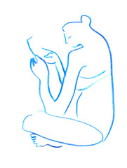 Beach vacation tan sand sea love story