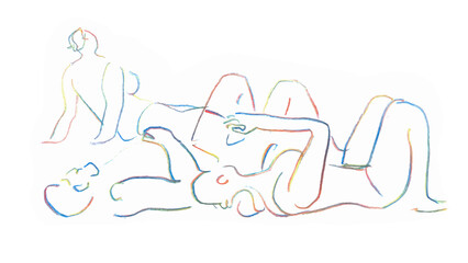 Beach vacation tan sand sea love story