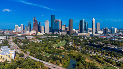 Naklejka premium downtown Houston