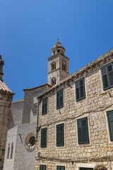 Fototapeta na wymiar The Dominican Monastery and the Church of St. Dominic in the Old Town of Dubrovnik, Croatia