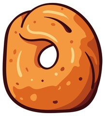 Fototapeta premium donut isolated 