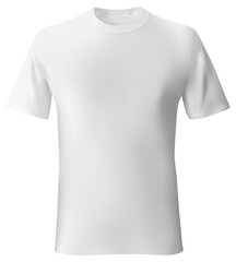 White empty mens t shirt template