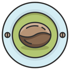 cup of coffee with beans