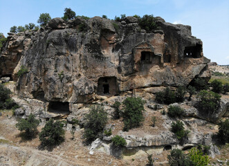 Fototapeta na wymiar Mesotimolos Ancient City is in Usak, Turkey.