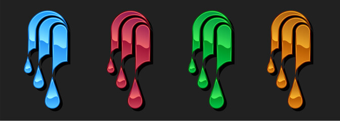 Hi tech infinity logotype, Water abstract vector template design emblem logo, Ecology, Business technology universal idea, Vector illustration