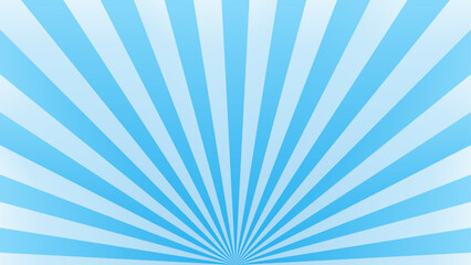 Fototapeta premium 青色ベースの効果線の背景イラスト アスペクト比16：9バージョン