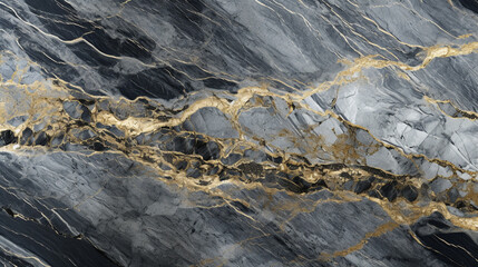 Marble surface with gold and silver with a textured surface, for wallpapers and displays