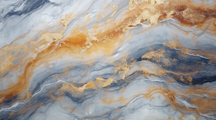 Obraz premium Marble surface with gold and silver with a textured surface, for wallpapers and displays
