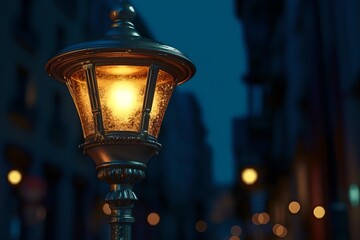 Street lamp at night